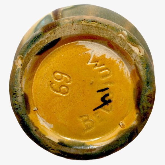 Faiencerie Thulin Wedding Vase Art Pottery Belgium - Picture 8 of 8